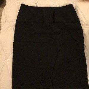 Theory black pencil skirt